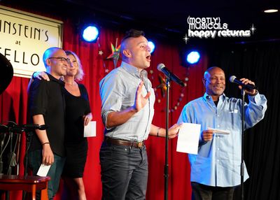 Randy Guiaya, Alli Miller, Matt Valle, and Jeffrey Polk start the finale (JMW) Photo