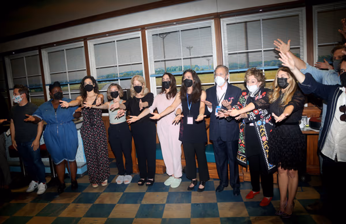 Company of Waitress at Photos: WAITRESS' Anastacia McCleskey (Virtually) Receives the Legacy Robe
