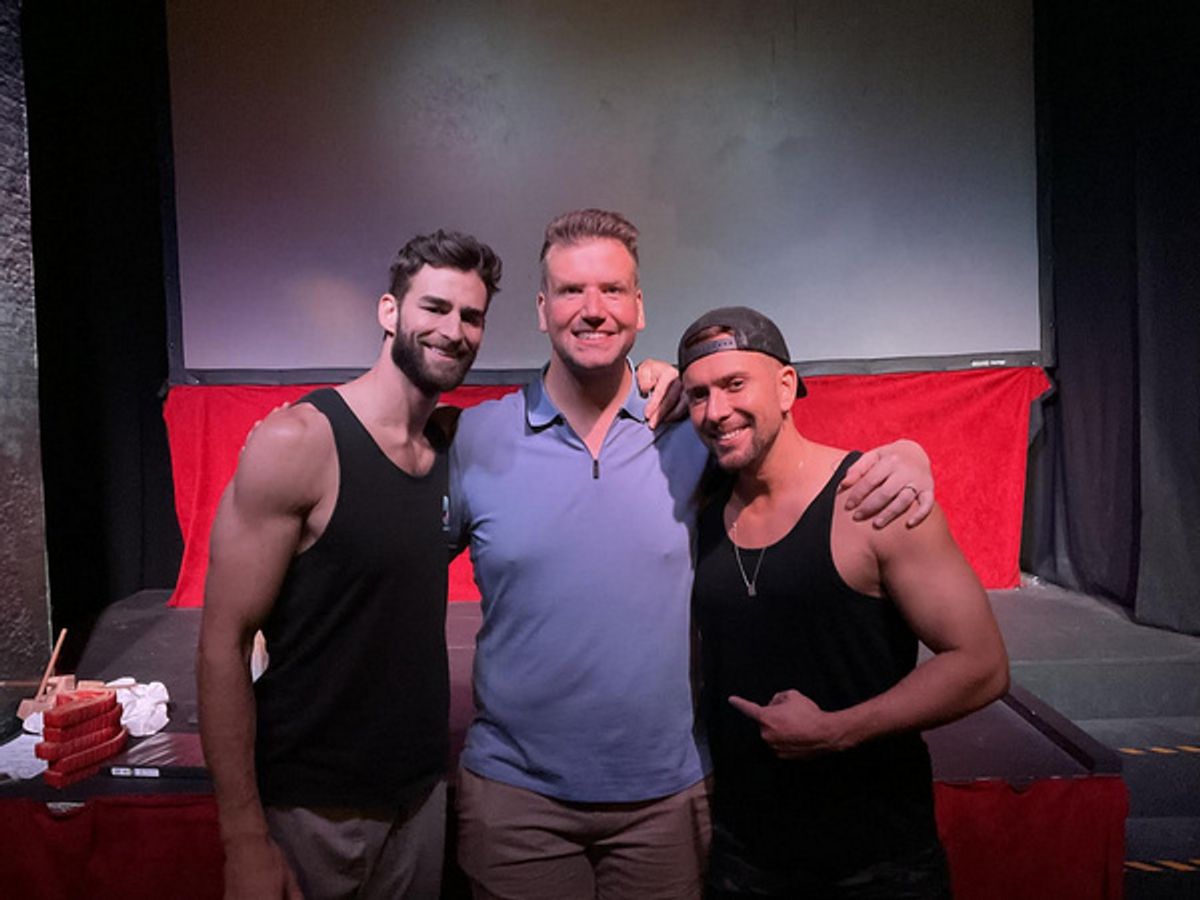 Chris Salvatore, Tom D'Angora (Producer/Director), David Hernandez at 