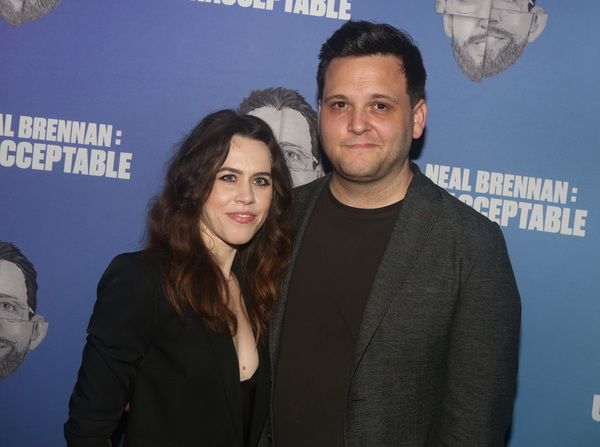 Producer Vanessa Lauren and husband and director Derek DelGaudio  Photo