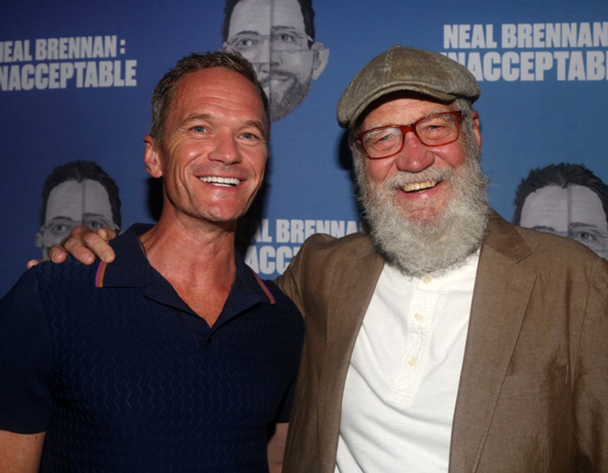 Neil Patrick Harris and David Letterman  at 