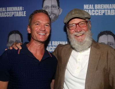 Neil Patrick Harris and David Letterman  Photo