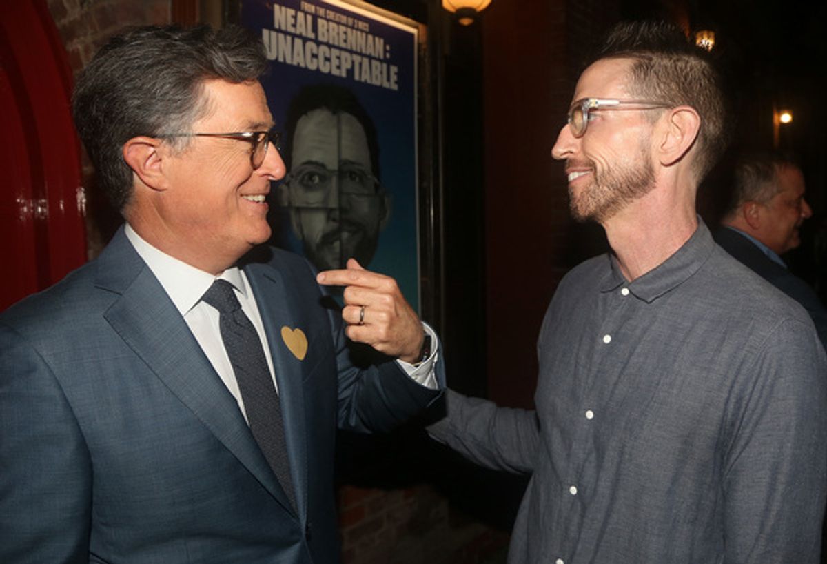 Stephen Colbert and Neal Brennan at 