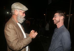 David Letterman and Neal Brennan  Photo
