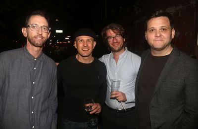 Neal Brennan, Keith Bunin, Dan McCabe and Director Derek DelGaudio  Photo