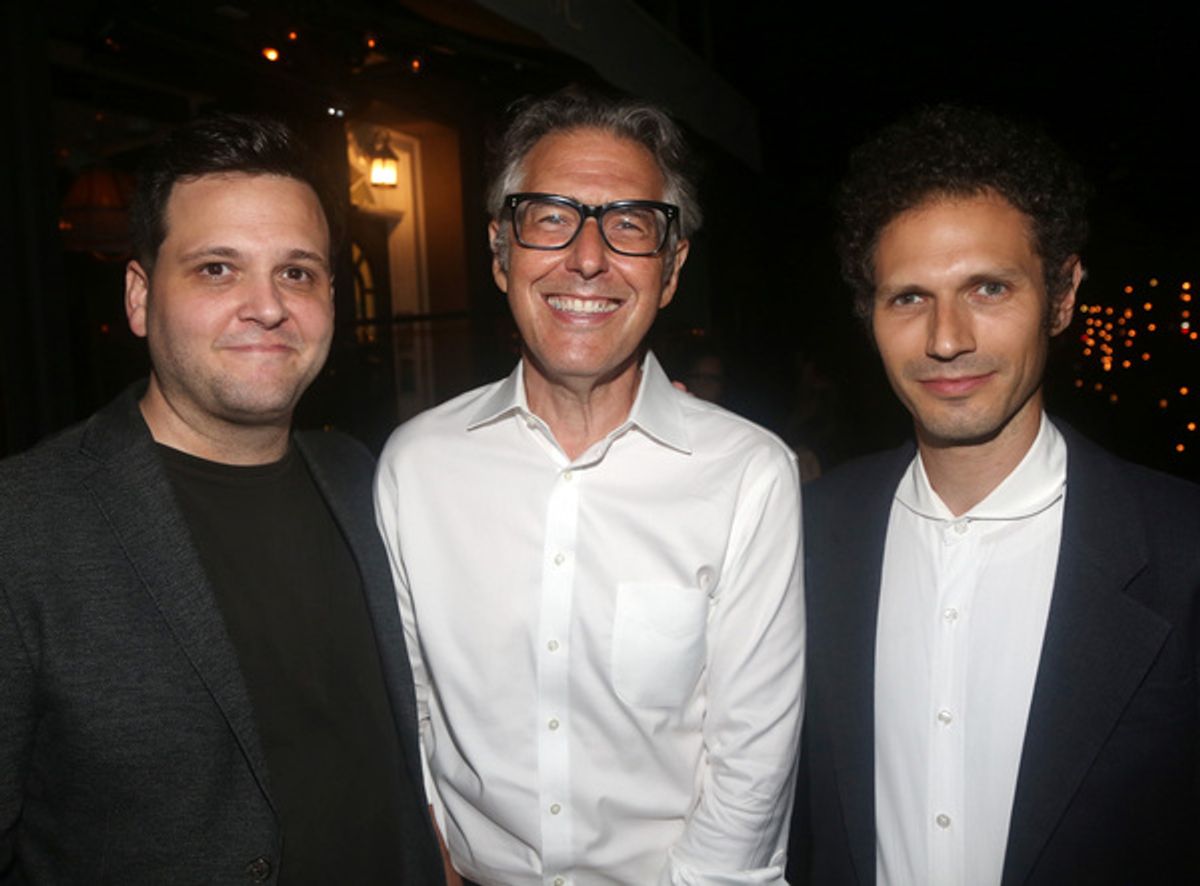 Director Derek DelGaudio, Ira Glass and producer Jake Friedman  at 