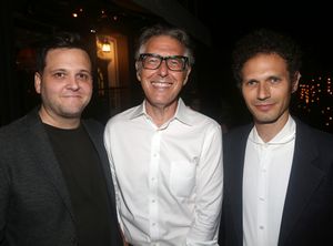 Director Derek DelGaudio, Ira Glass and producer Jake Friedman @ BroadwayWorld Director Derek DelGaudio, Ira Glass and producer Jake Friedman Photo