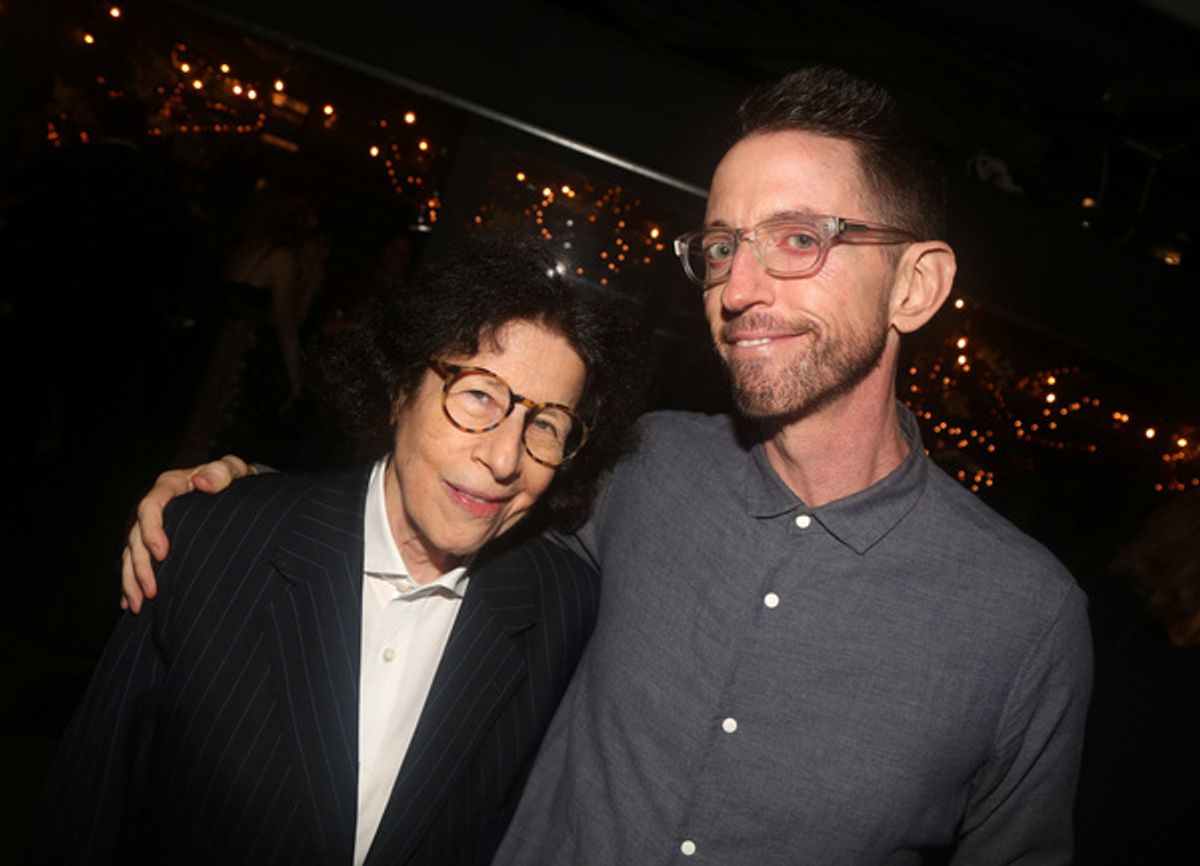 NEW YORK, NEW YORK - SEPTEMBER 09: Fran Lebowitz and Neal Brennan pose at the opening night party for 'Neal Brennan's Unacceptable' at The Leroy House on September 9, 2021 in New York City. (Photo by Bruce Glikas/Getty Images) at 
