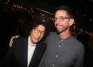 NEW YORK, NEW YORK - SEPTEMBER 09: Fran Lebowitz and Neal Brennan pose at the opening night party for "Neal Brennan's Unacceptable" at The Leroy House on September 9, 2021 in New York City. (Photo by Bruce Glikas/Getty Images) @ BroadwayWorld NEW YORK, NEW YORK - SEPTEMBER 09: Fran Lebowitz and Neal Brennan pose at the opening Photo