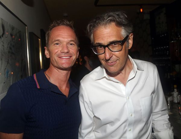 NEW YORK, NEW YORK - SEPTEMBER 09: Neil Patrick Harris and Ira Glass pose at the open Photo