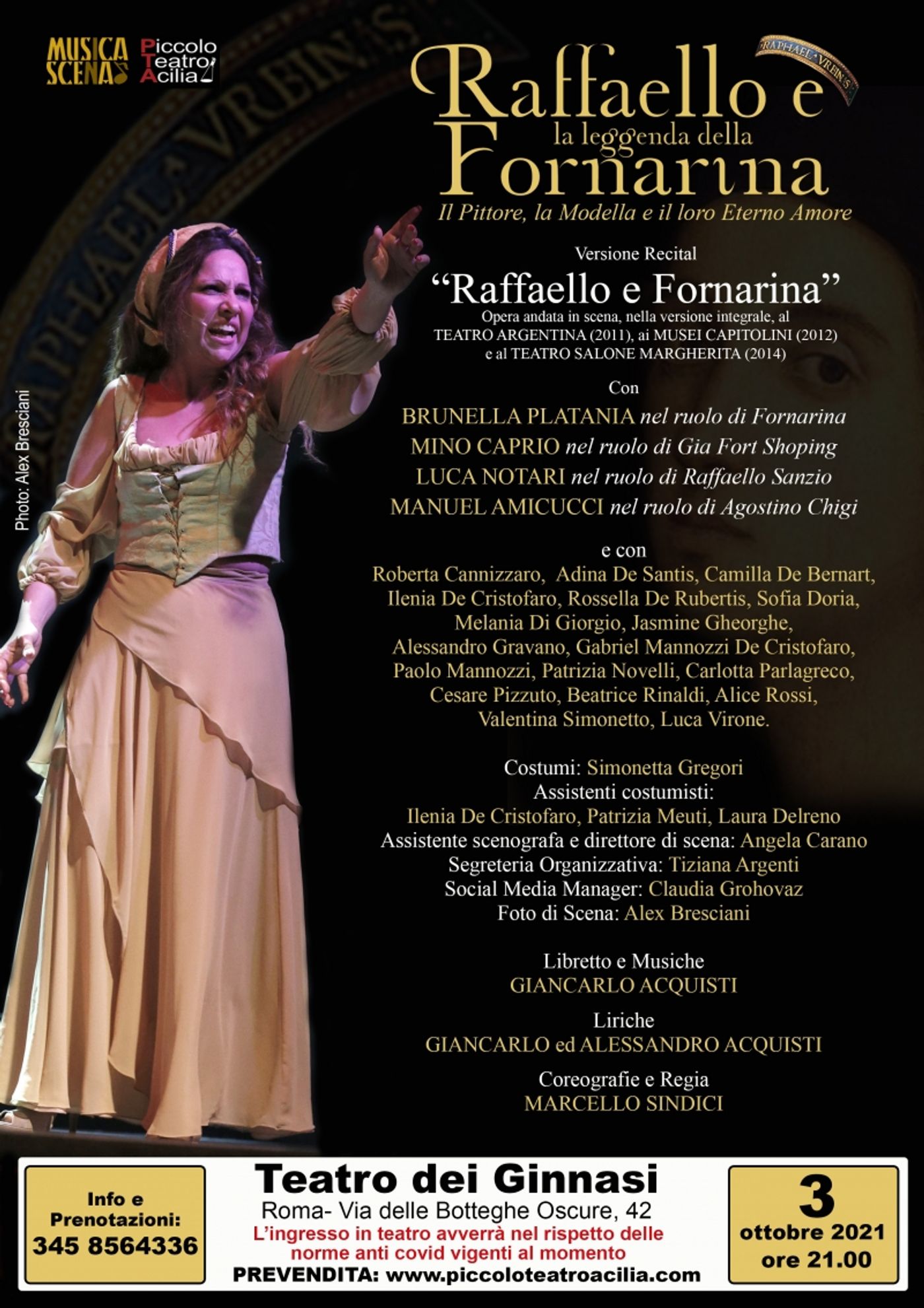 Interview: Brunella Platania, Luca Notari e Mino Caprio, interpreti di RAFFAELLO E LA LEGGENDA DELLA FORNARINA al TEATRO DEI GINNASI Interview: Brunella Platania, Luca Notari e Mino Caprio, interpreti di RAFFAELLO E LA LEGGENDA DELLA FORNARINA al TEATRO DEI GINNASI Image