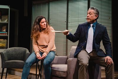 Susan Marie Rhea and Mike Kozemchak as Margie and Mike in 'Good People' Photo
