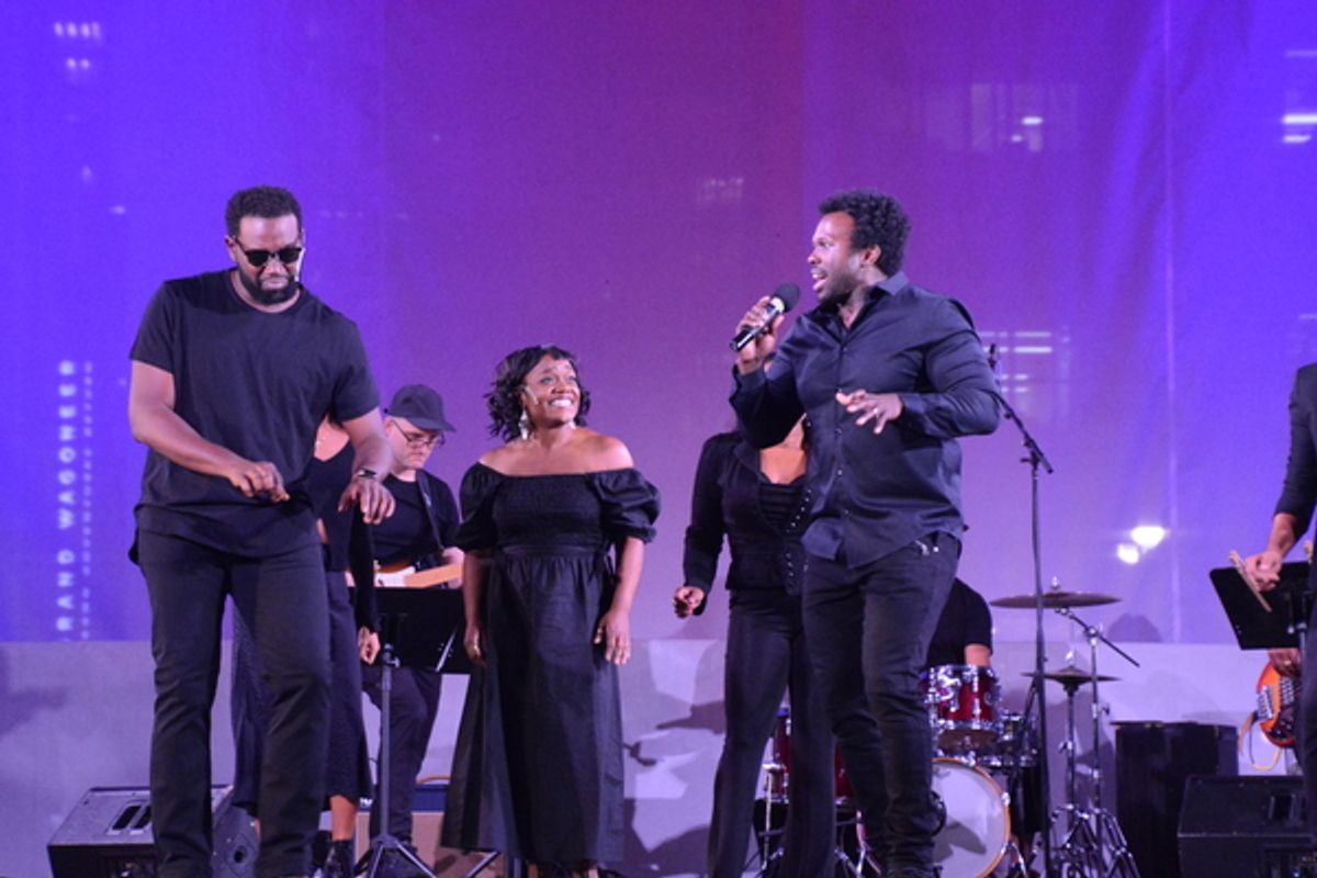 Kahlil Daniel, Kenita R. Miller and Joshua Henry at 