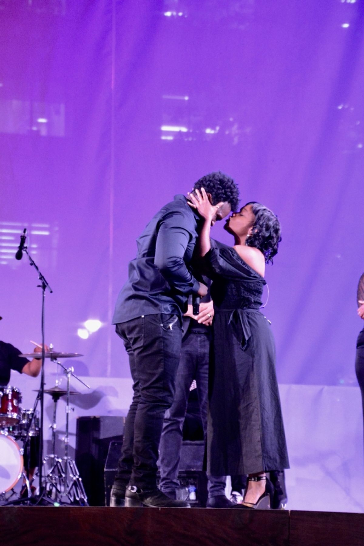 Joshua Henry and Kenita R. Miller at 