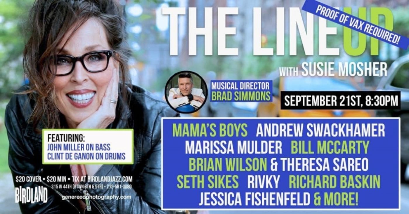 Photo Flash: September 14th THE LINEUP WITH SUSIE MOSHER at Birdland Theater As Seen Through The Stewart Green Lens  Image