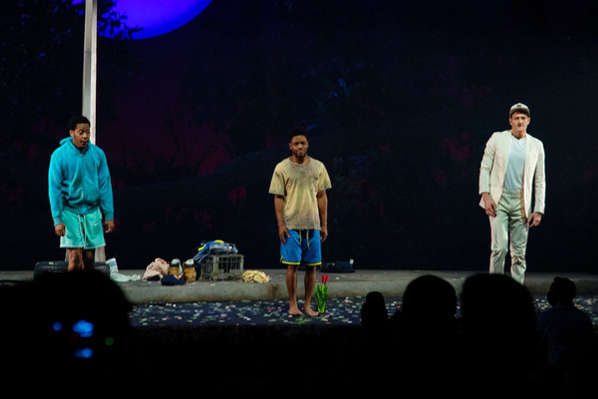 Namir Smallwood, Jon Michael Hill, Gabriel Ebert at 