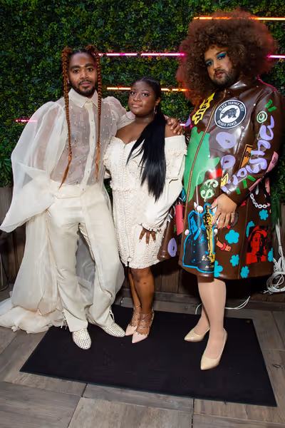 Cody Renard Richard, Angela Griggs, John Moore Photo