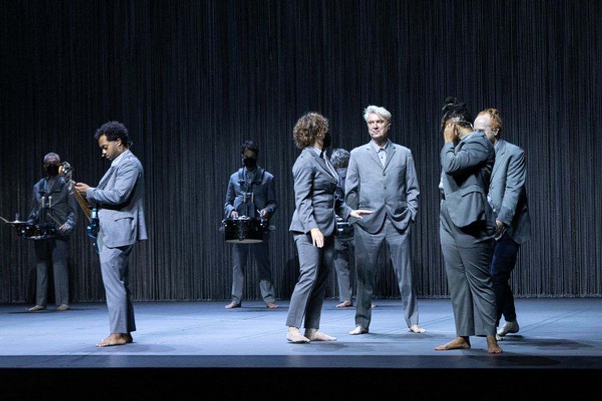 David Byrne and the company of American Utopia at 