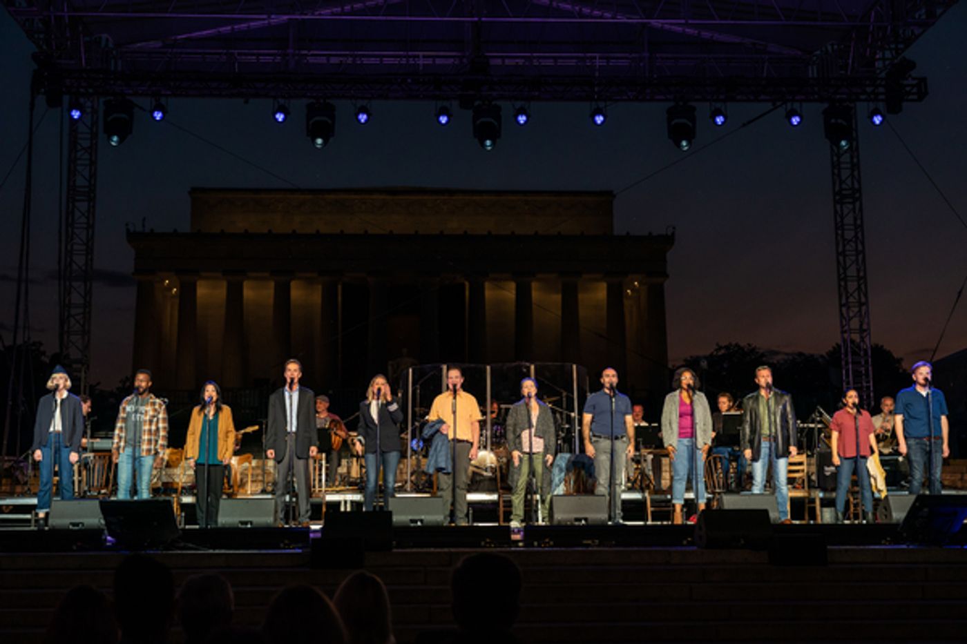 Photos: Tony LePage, Julie Reiber, Josh Breckenridge & More Star in COME FROM AWAY Concert at the Lincoln Memorial  Image