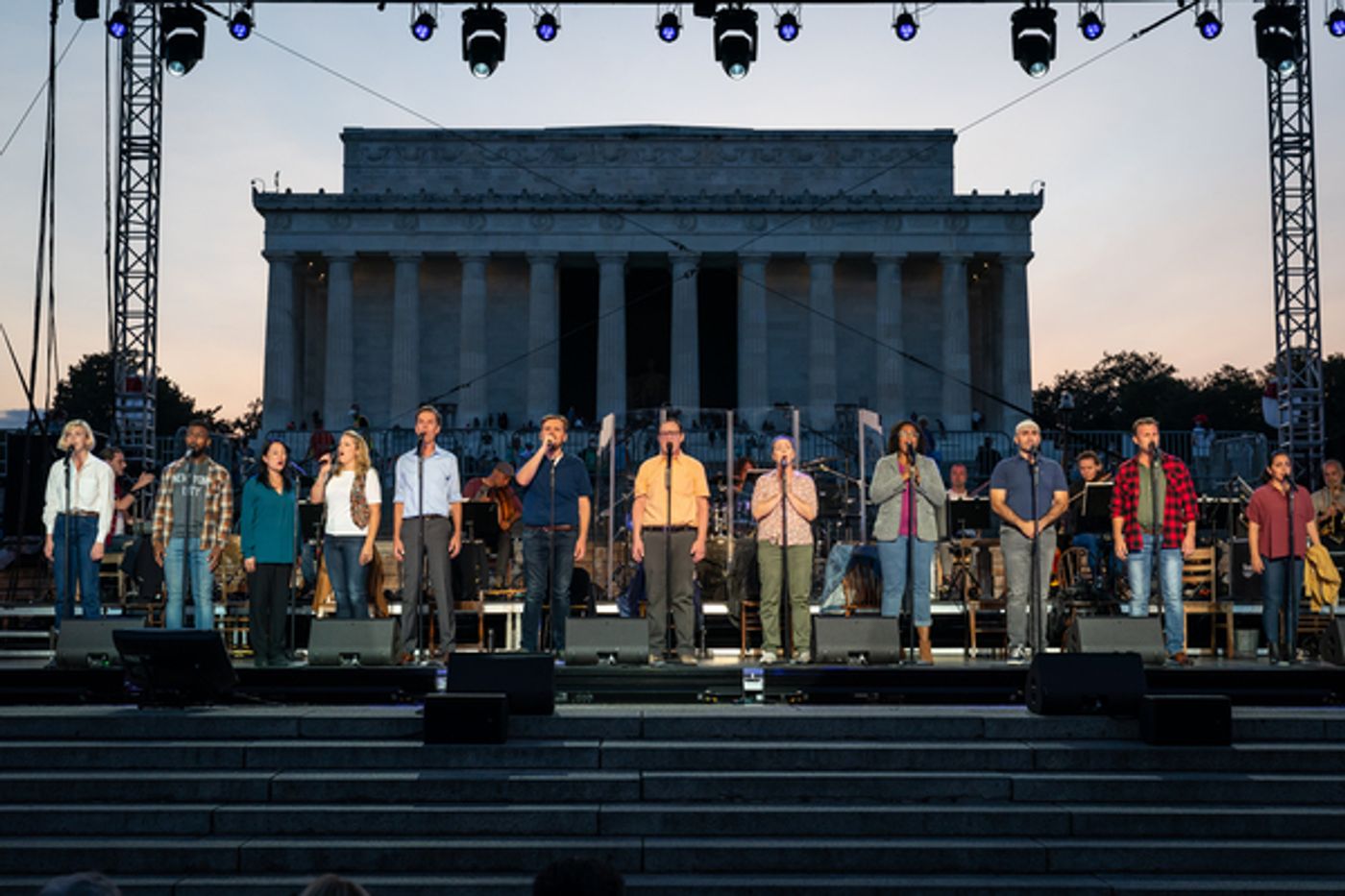 Photos: Tony LePage, Julie Reiber, Josh Breckenridge & More Star in COME FROM AWAY Concert at the Lincoln Memorial  Image