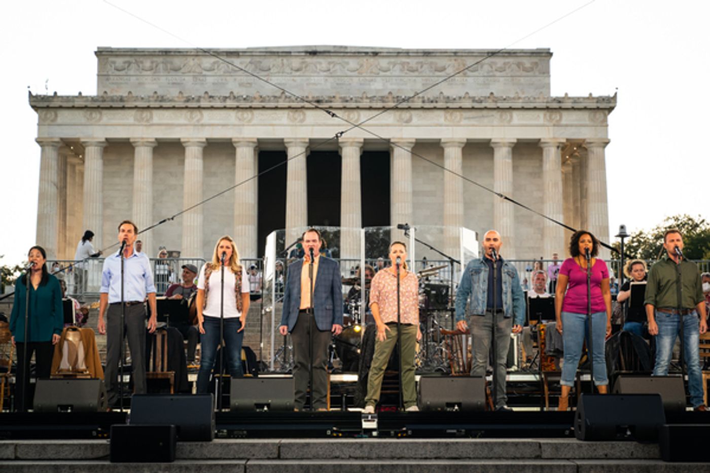 Photos: Tony LePage, Julie Reiber, Josh Breckenridge & More Star in COME FROM AWAY Concert at the Lincoln Memorial  Image