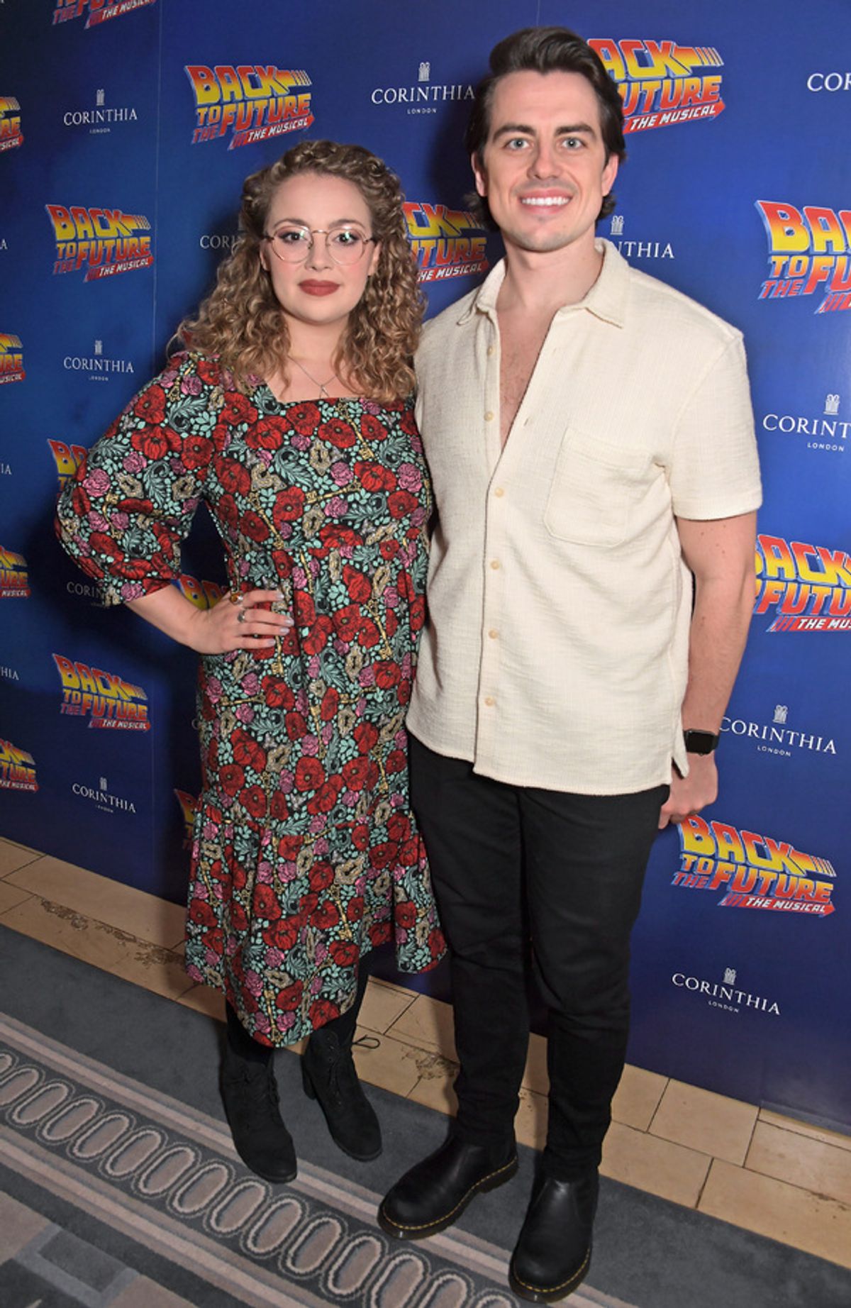 Carrie Hope Fletcher and Oliver Ormson  at 