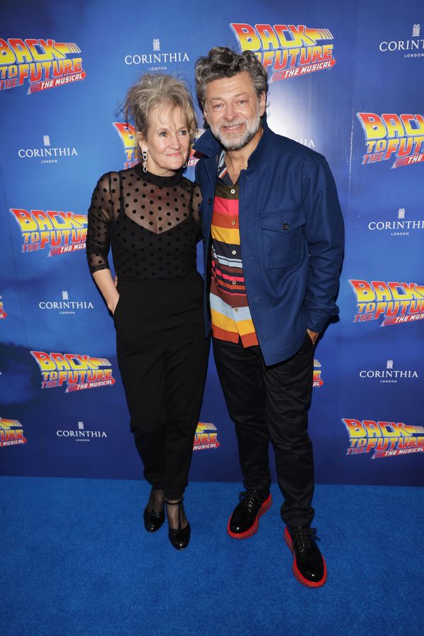 Lorraine Ashbourne and Andy Serkis Photo