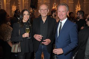 LONDON, ENGLAND - SEPTEMBER 13: (L to R) Lisa Loiacono, Christopher Lloyd and Colin Ingram attend a drinks reception at Corinthia London ahead of the opening night performance of "Back To The Future: The Musical" on September 13, 2021 in London, England.
Pic Credit: Dave Benett
@ BroadwayWorld LONDON, ENGLAND - SEPTEMBER 13: (L to R) Lisa Loiacono, Christopher Lloyd and Colin I Photo