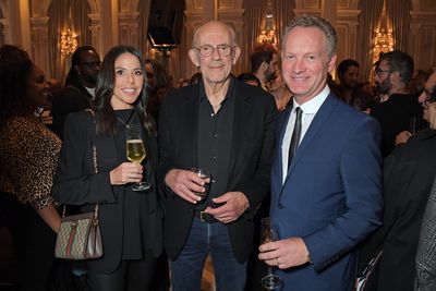 LONDON, ENGLAND - SEPTEMBER 13: (L to R) Lisa Loiacono, Christopher Lloyd and Colin I Photo