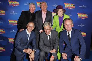 John Rando, Alan Silvestri, Robert Zemeckis, Bob Gale, Glen Ballard and Colin Ingram  Photo