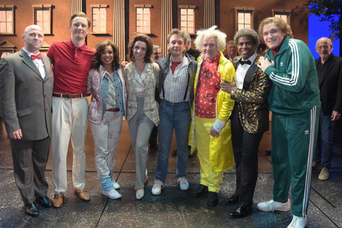 Matthew Barrow, Hugh Coles, Courtney-Mae Briggs, Rosanna Hyland, Olly Dobson, Mark Oxtoby, Cedric Neal, Aidan Cutler and Christopher Lloyd  at 