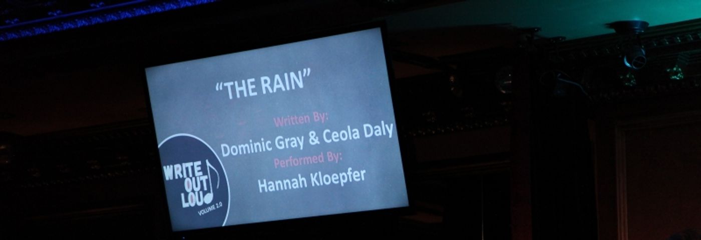 Photo Flash: WRITE OUT LOUD: FROM CONTEST TO CONCERT at Feinstein's/54 Below Wonderfully Showcases Songwriting Talent Photo Flash: WRITE OUT LOUD: FROM CONTEST TO CONCERT at Feinstein's/54 Below Wonderfully Showcases Songwriting Talent Image