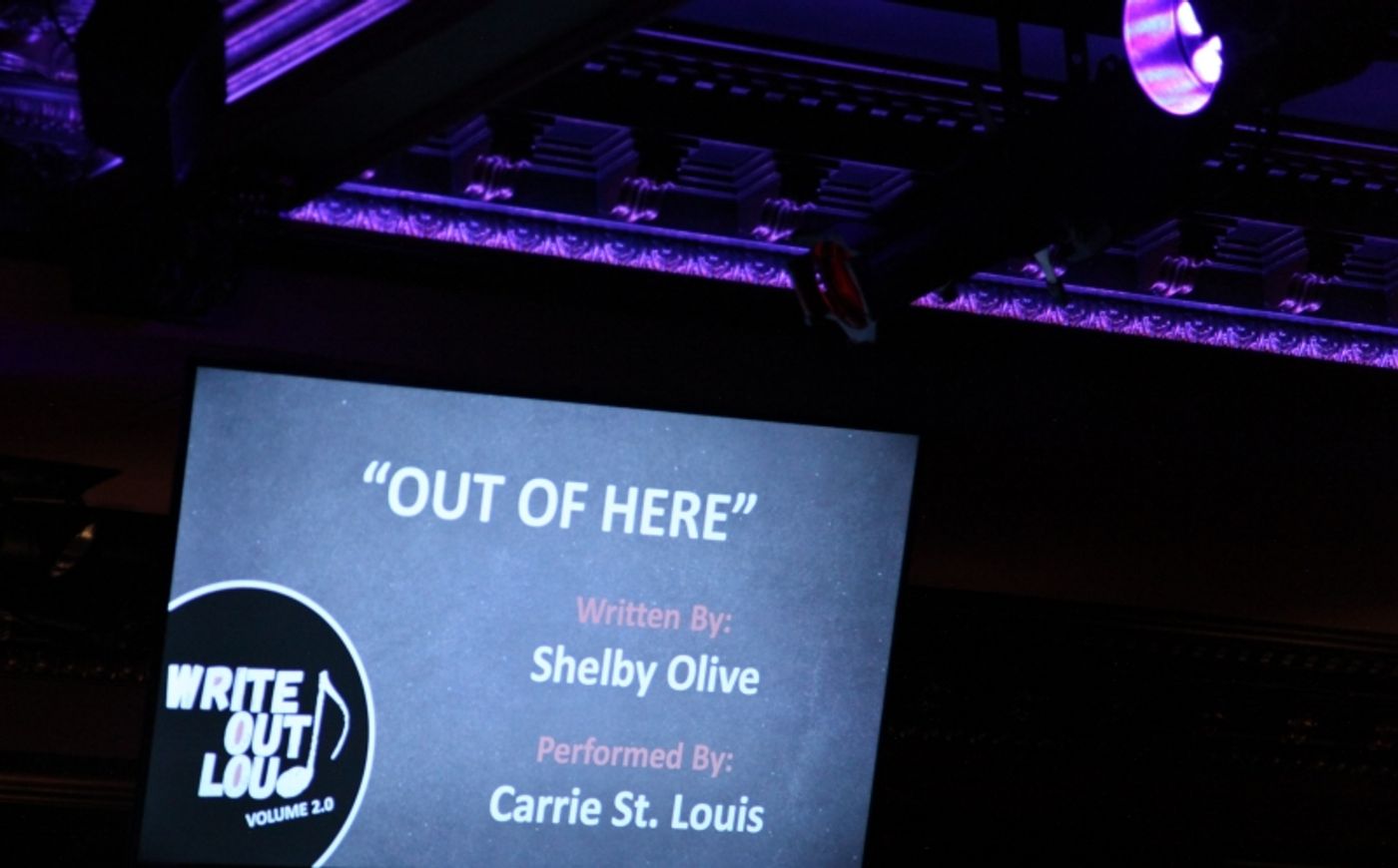 Photo Flash: WRITE OUT LOUD: FROM CONTEST TO CONCERT at Feinstein's/54 Below Wonderfully Showcases Songwriting Talent Photo Flash: WRITE OUT LOUD: FROM CONTEST TO CONCERT at Feinstein's/54 Below Wonderfully Showcases Songwriting Talent Image