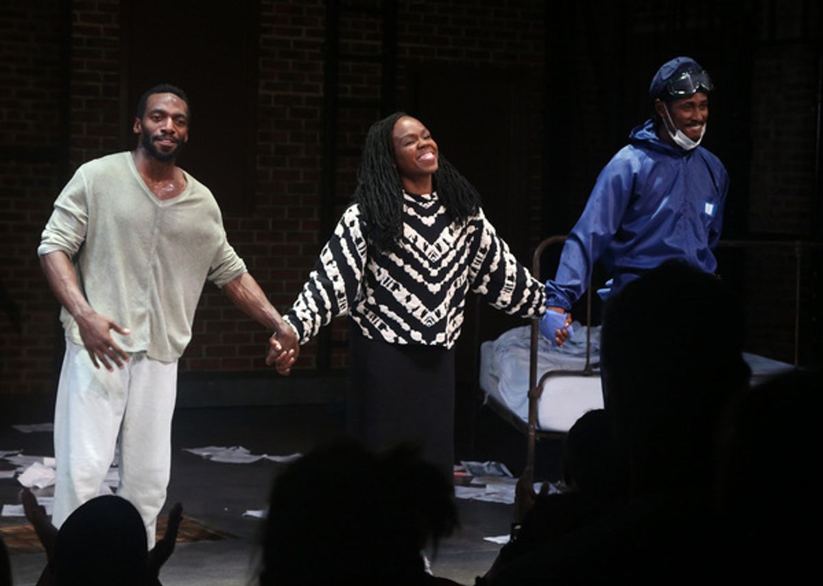 Daniel J Watts, Ngozi Anyanwu and Xavier Scott Evans  at 