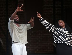 Daniel J Watts and Ngozi Anyanwu @ BroadwayWorld Daniel J Watts and Ngozi Anyanwu Photo
