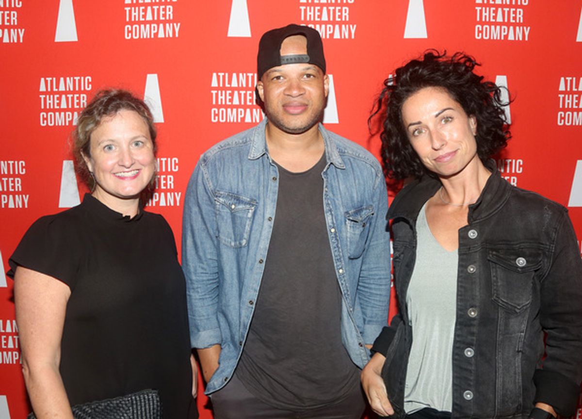 Steppenwolf Theater Company's E.Brooke Flanagan, Glenn Davis, Audrey Francis  at 
