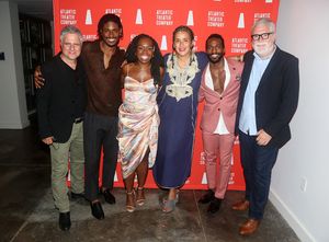 Artistic Director of the Atlantic Theater Neil Pepe, Xavier Scott Evans, Ngozi Anyanwu, Director Patricia McGregor, Daniel J Watts and Managing Director of the Atlantic Theater Jeffrey Lawson @ BroadwayWorld Artistic Director of the Atlantic Theater Neil Pepe, Xavier Scott Evans, Ngozi Anyanw Photo
