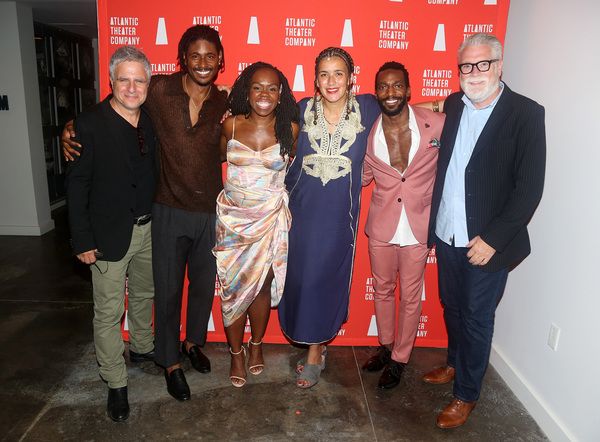 Artistic Director of the Atlantic Theater Neil Pepe, Xavier Scott Evans, Ngozi Anyanw Photo