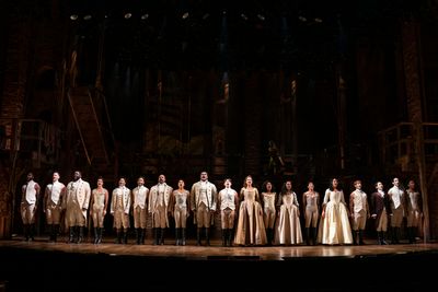 Cast of Hamilton Photo