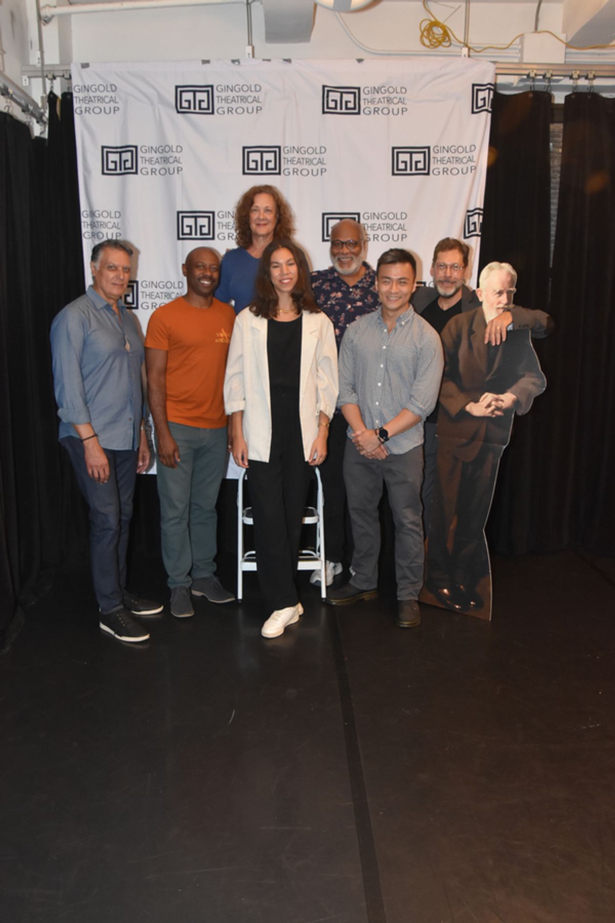 Robert Cuccioli, Alvin Keith, Karen Ziemba, Nicole King, Raphael Nash Thompson, David Staller and David Lee Huynh at 