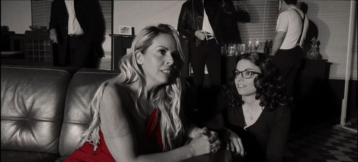 Emma Morgan and Anna Hickling  at 