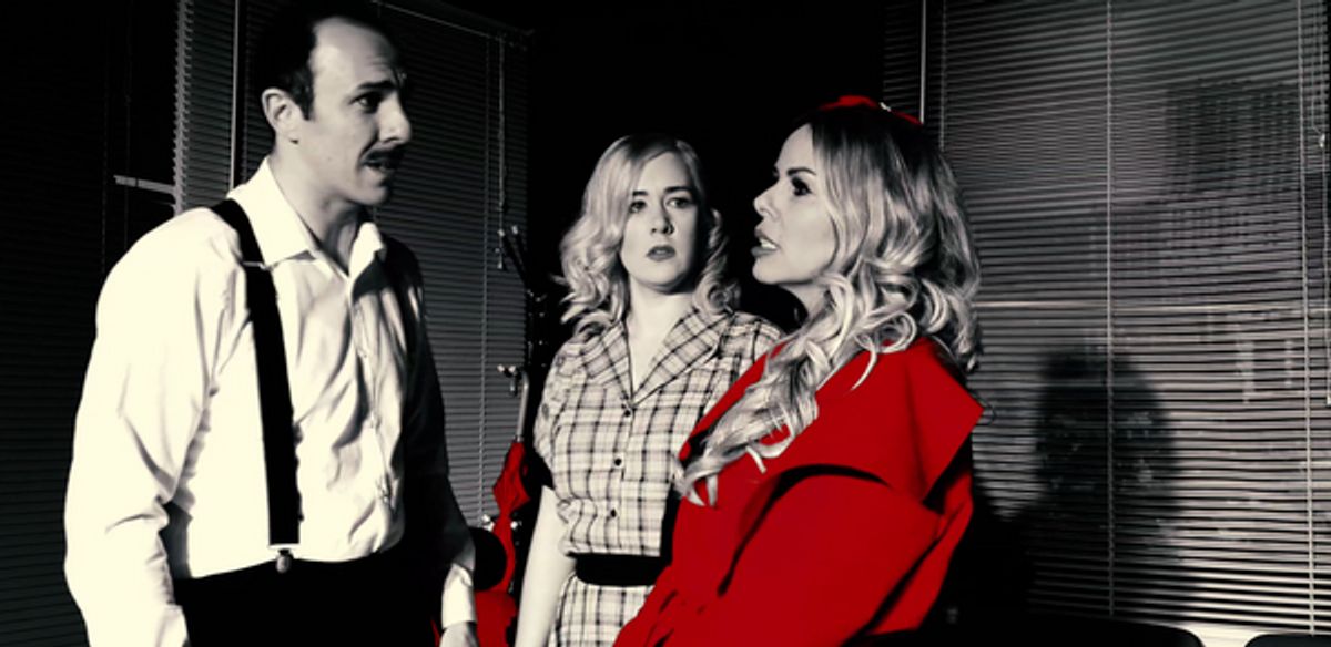 John Tueart, Jade Shaw and Emma Morgan at 