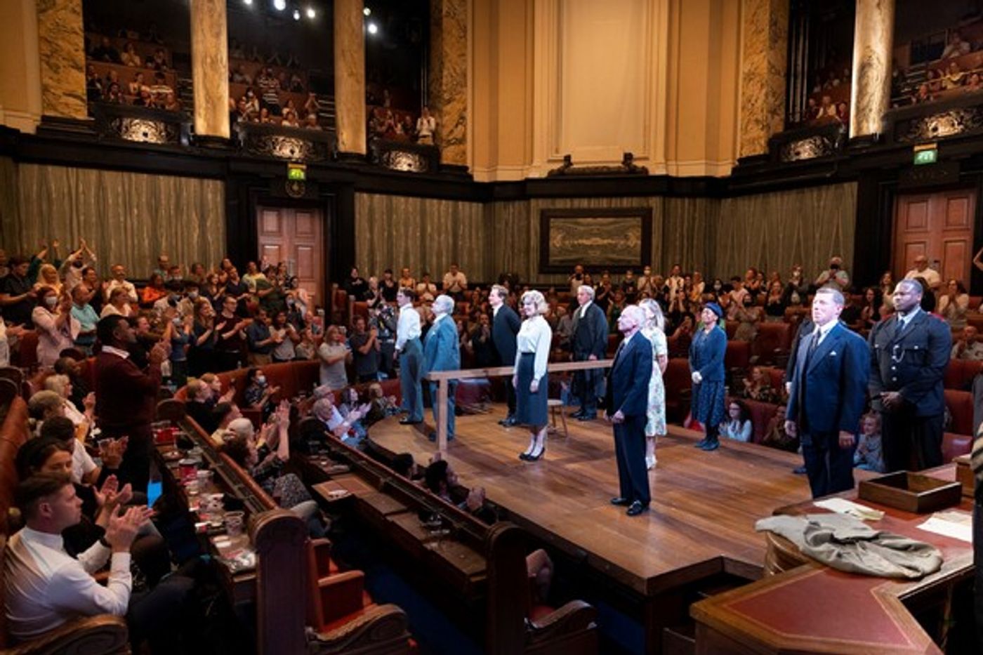 Photos: The Cast of WITNESS FOR THE PROSECUTION Takes Their Bows at Reopening Performance Photos: The Cast of WITNESS FOR THE PROSECUTION Takes Their Bows at Reopening Performance Image