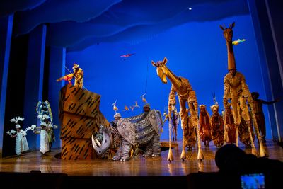 The cast of THE LION KING Photo