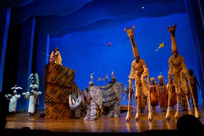 The cast of THE LION KING Photo