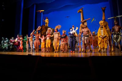 The cast of THE LION KING Photo