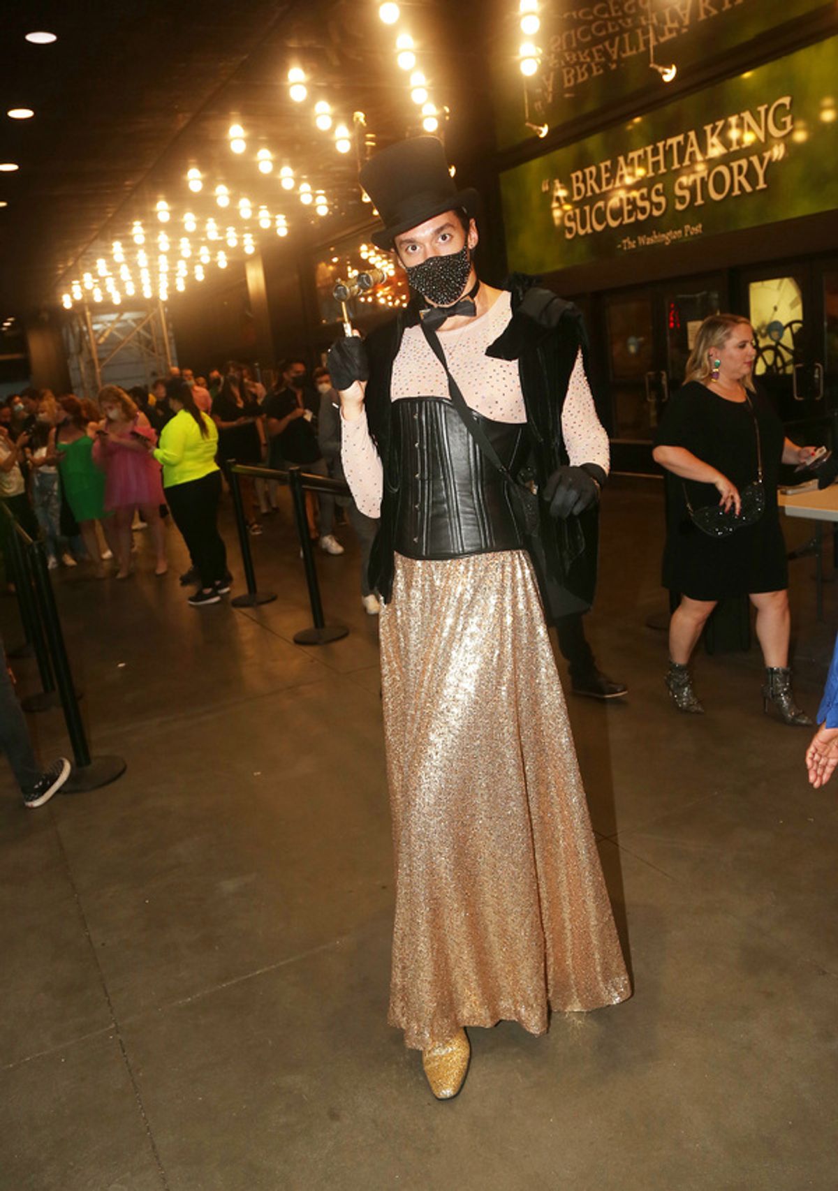 A Wicked fan at Photos: WICKED Cast Returns to the Gershwin Theatre for Re-Opening Night!