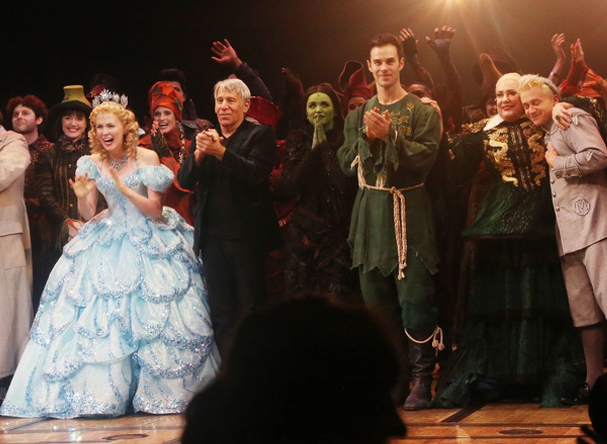 Ginna Claire Mason, Stephen Schwartz. Lindsay Pearce, Sam Gravitte, Kathy Fitzgerald, Riley Costello and  cast  at 