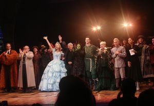 Michael X. Martin, Michael McCormick, Ginna Claire Mason, Stephen Schwartz. Lindsay Pearce, Sam Gravitte, Kathy Fitzgerald, Riley Costello and cast @ BroadwayWorld Michael X. Martin, Michael McCormick, Ginna Claire Mason, Stephen Schwartz. Lindsay P Photo