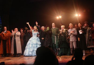 Michael X. Martin, Michael McCormick, Ginna Claire Mason, Stephen Schwartz. Lindsay P Photo